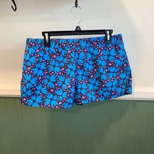 Woman’s Blue Teopical Patagonia Baggies L